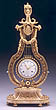 Lyre clock by Robert and Courvoisier